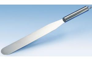 Glasur und Streichpalette Edelstahl